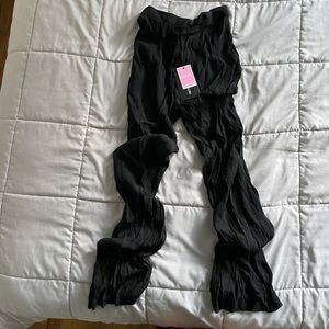Brand New Black Women’s Wide Leg Beach Pants - Size: SMALL